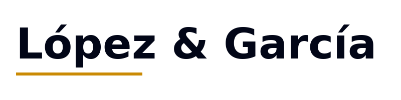 López & García logo